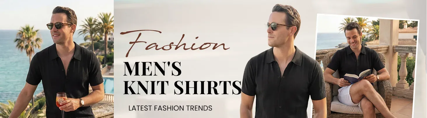 mens knit shirts