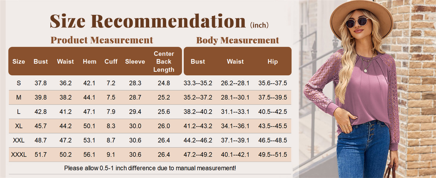 lace tops for women