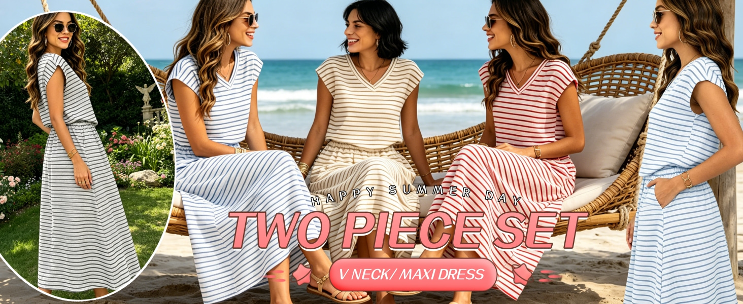 maxi striped skirt