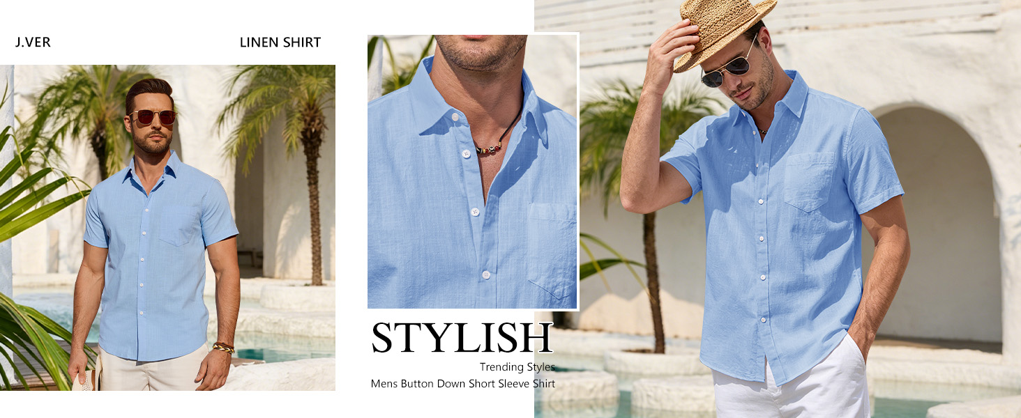 mens short sleeve button down shirts
