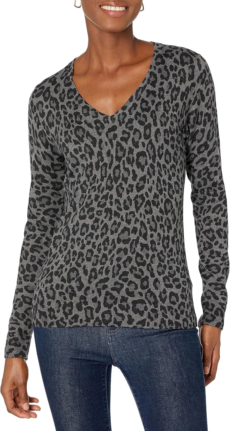 Women's Lightweight Long-Sleeve V-Neck Sweater