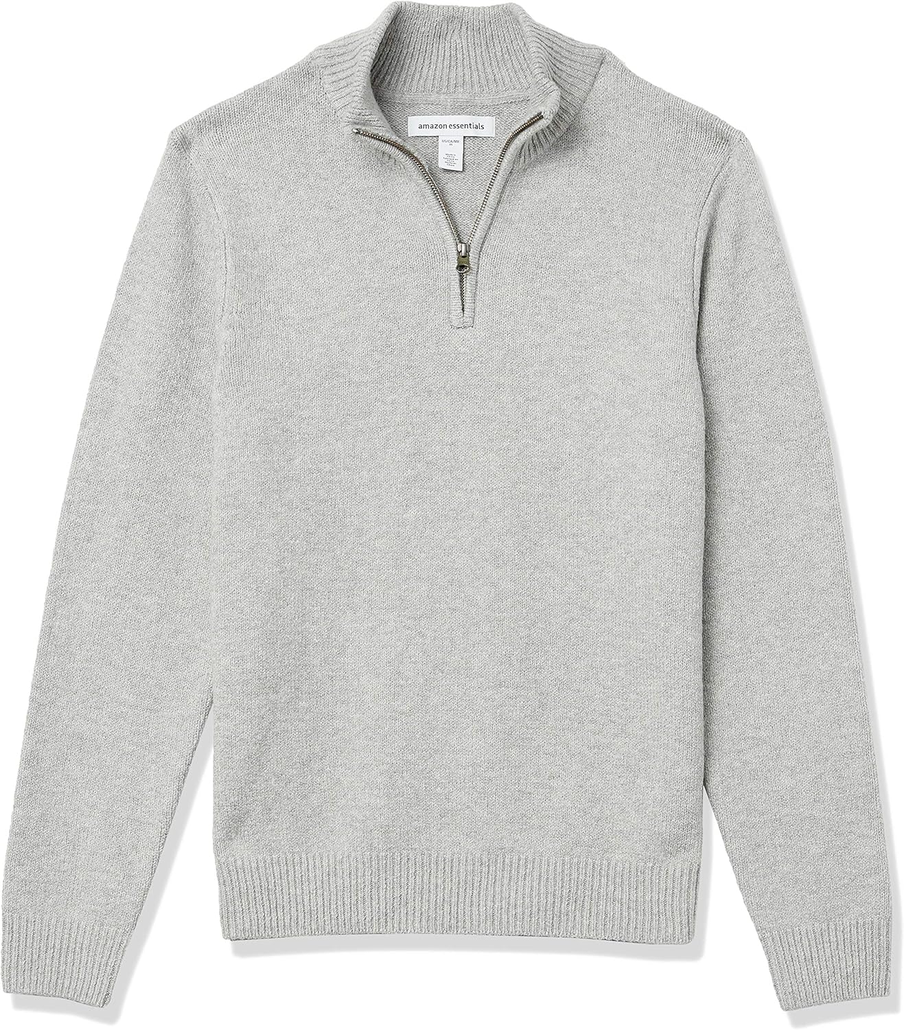 Men's Long-Sleeve Soft Touch Quarter-Zip Sweater