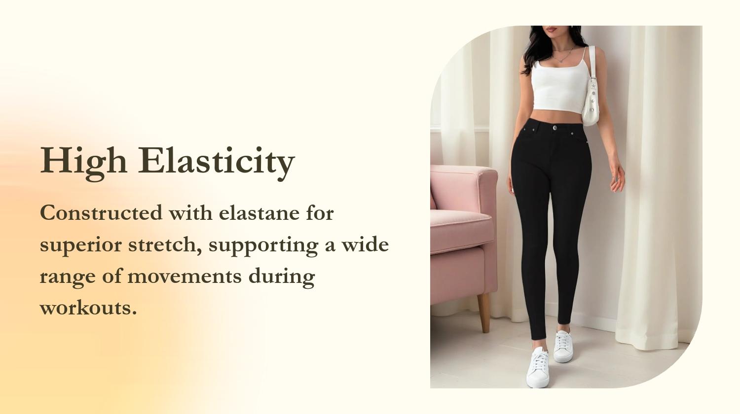 Women's Button-Fly Skinny Pants with Pockets, Casual Pocket Waist, Casual, Slim, Comfy Pants for Daily Wear, Casual Sporty Trousers, Ladies' Casual Fitted Bottoms for All Seasons, Casual Soft Comfy (One Size Up is Recommended)