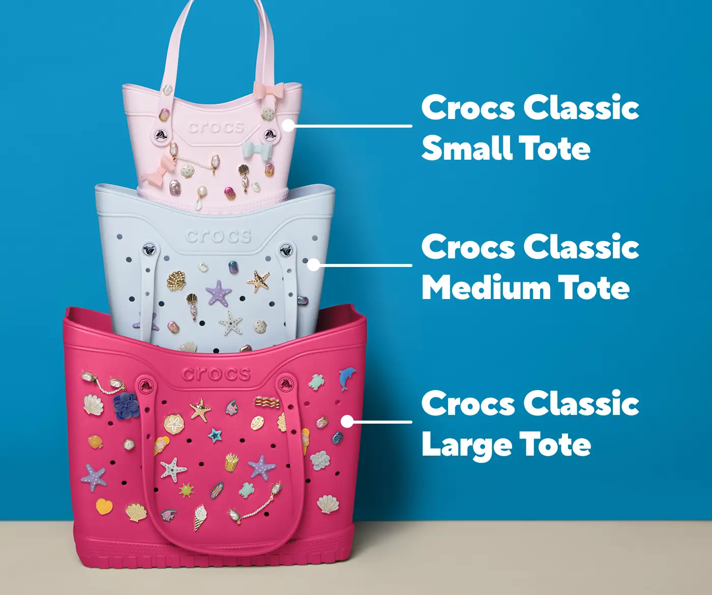 Classic Tote Bag - Personalize with Jibbitz Charms