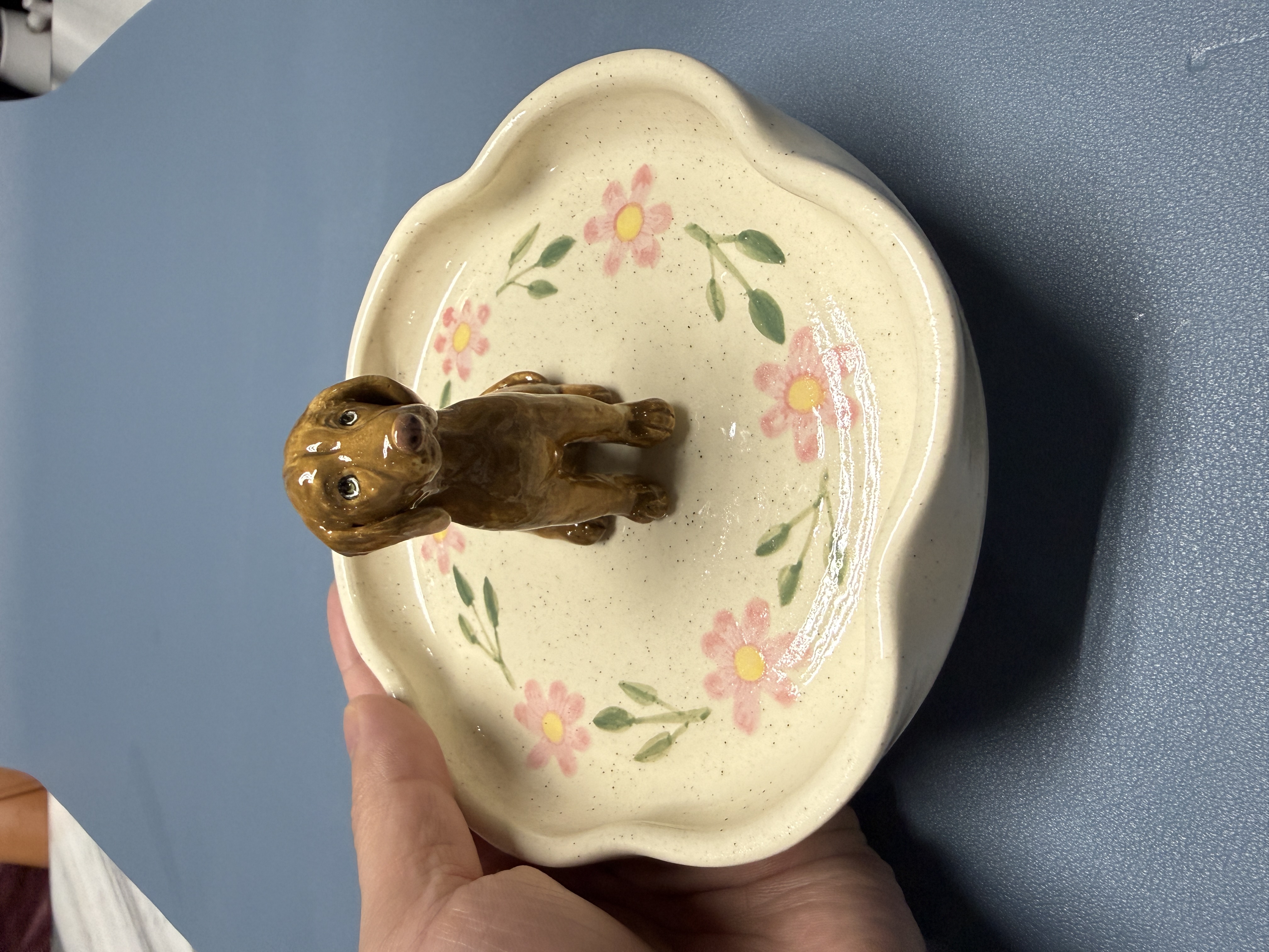 [Copy]Personalized Ceramic Dog Jewelry Dish for Weeding