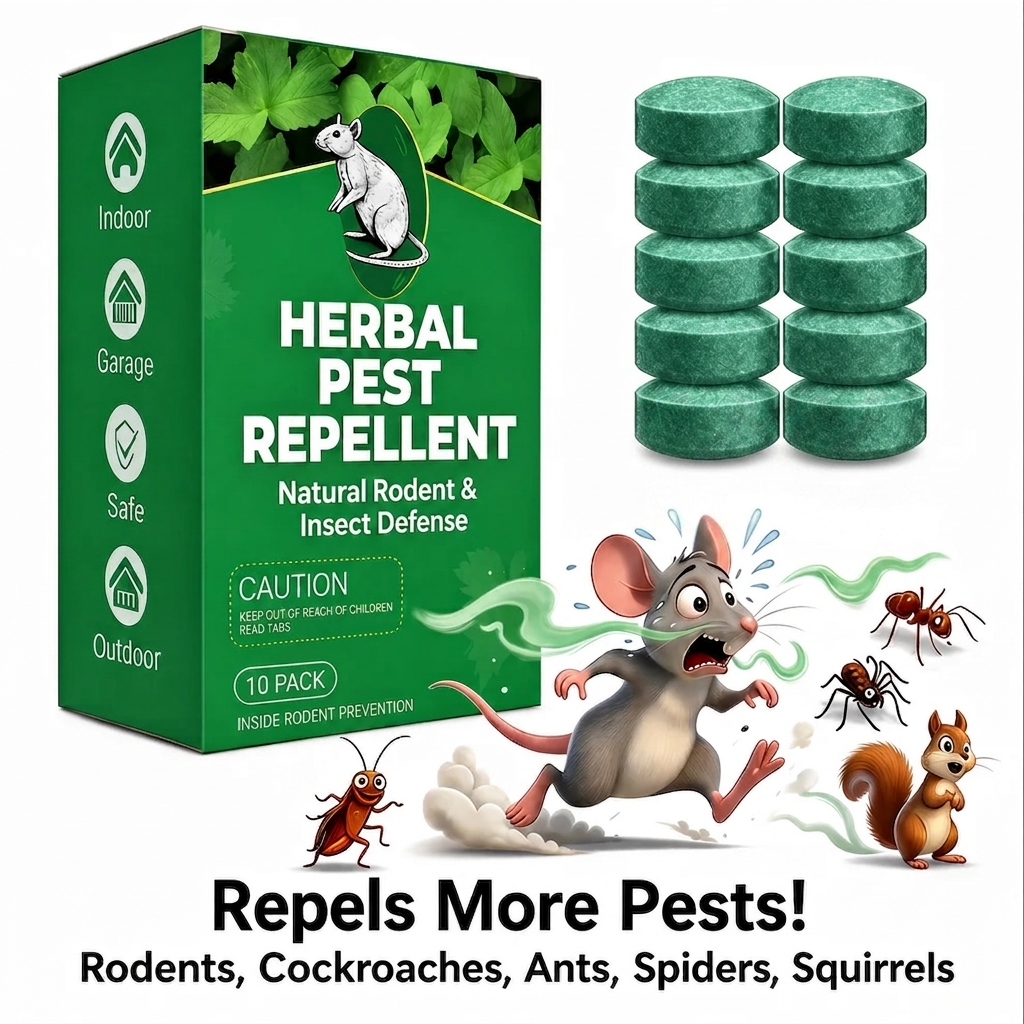 🐀 50% OFF NOW!⚡Bio-Shield🟢Rodent-Insect Repellent Tablets - 10 Pack