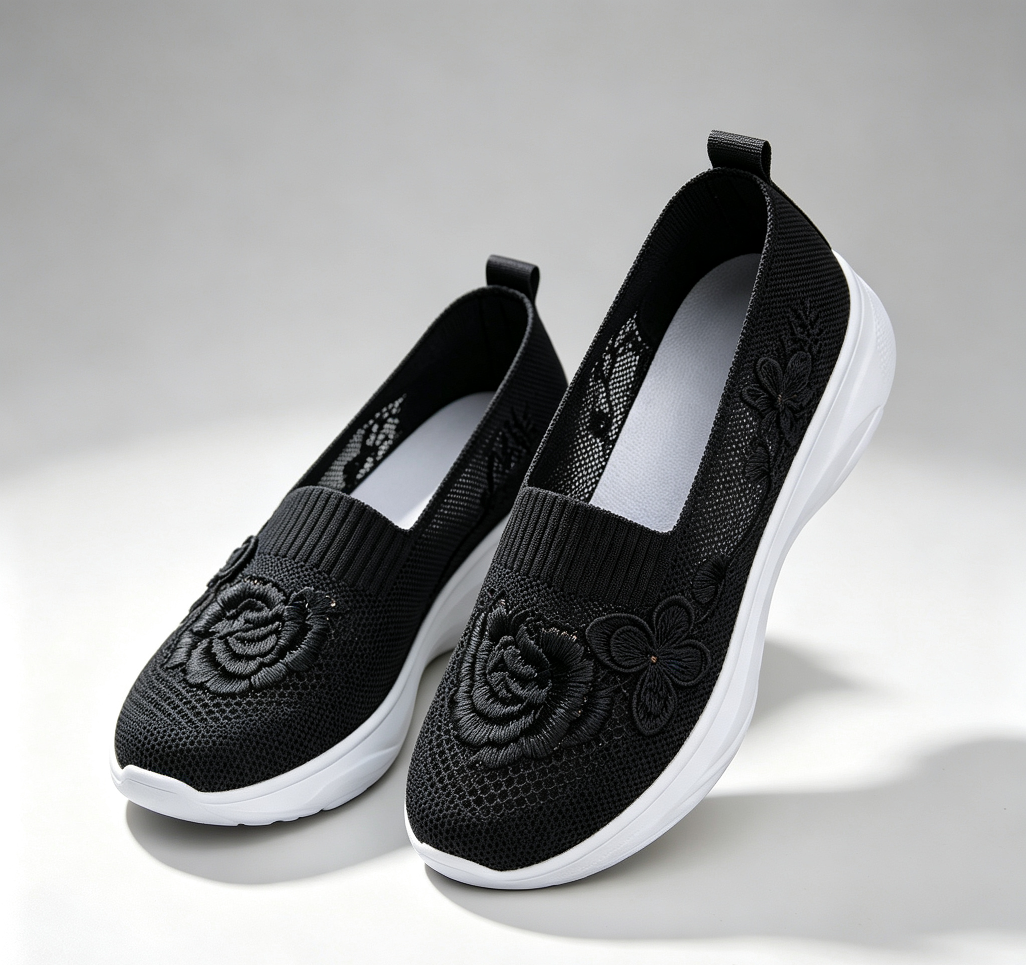Women's Butterfly Embroidered Loafers