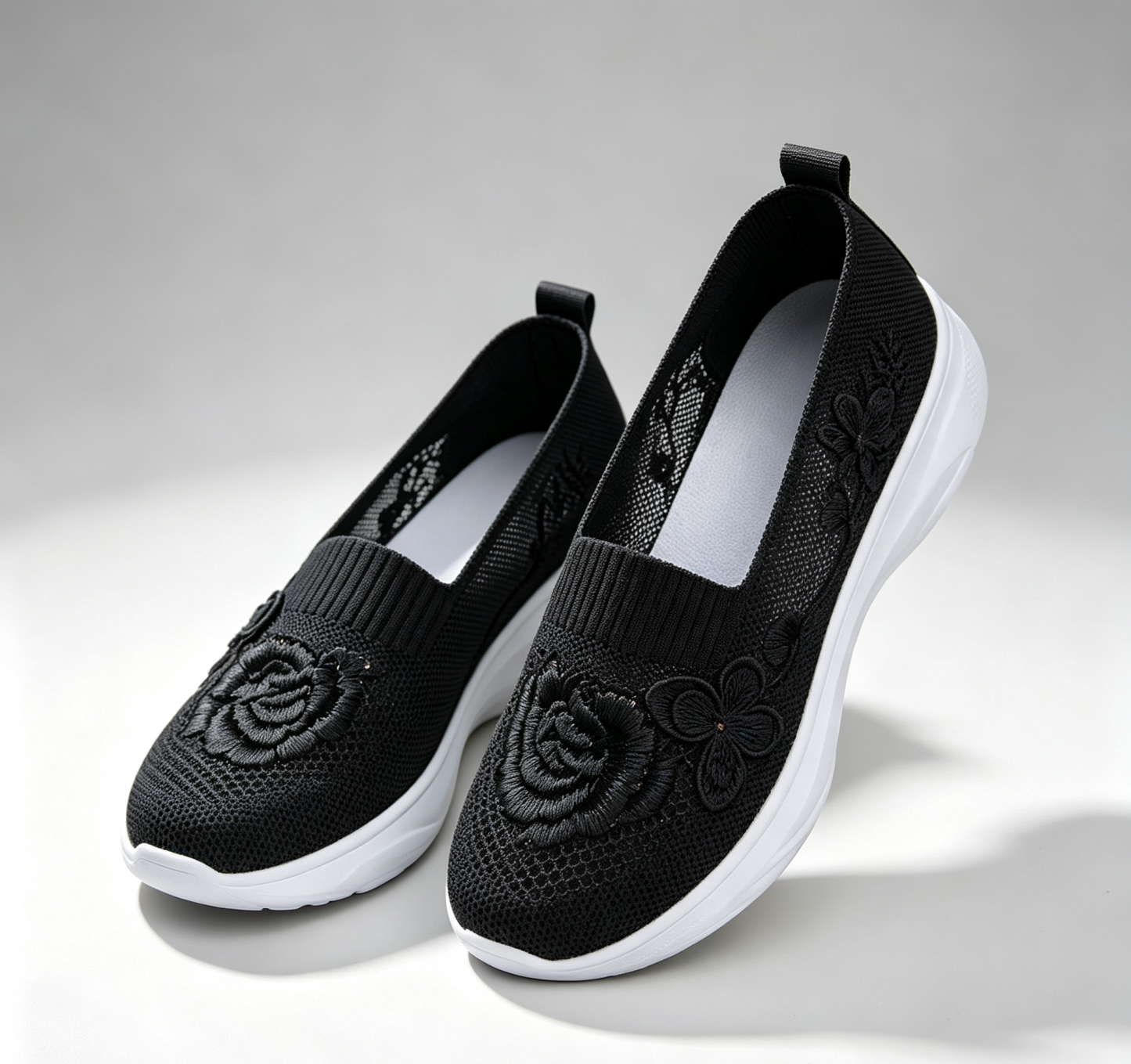 Women's Butterfly Embroidered Loafers