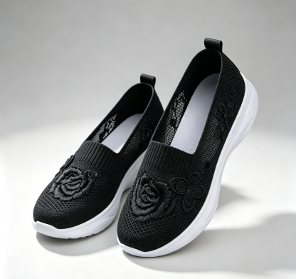 Women's Butterfly Embroidered Loafers
