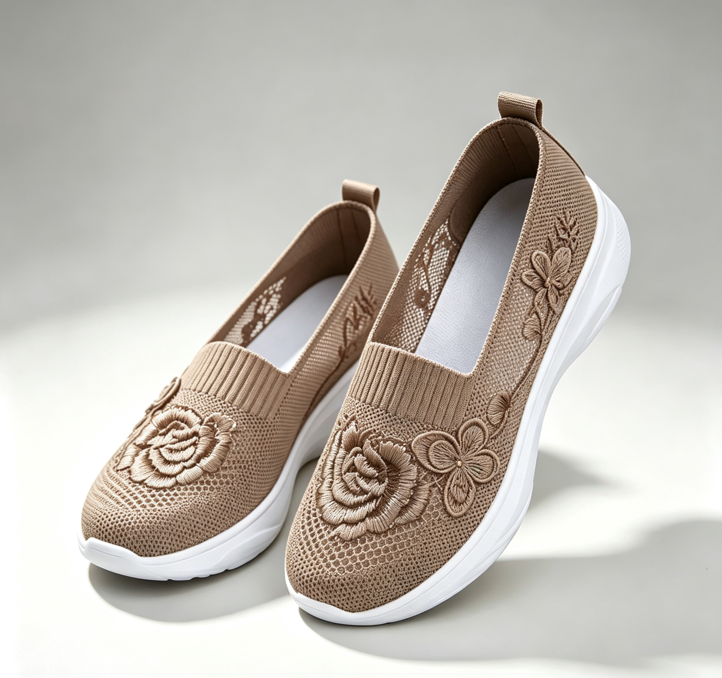 Women's Butterfly Embroidered Loafers