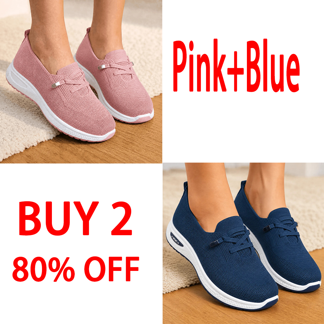 🔥Breathable Mesh Walking Shoes With Cushioning Support