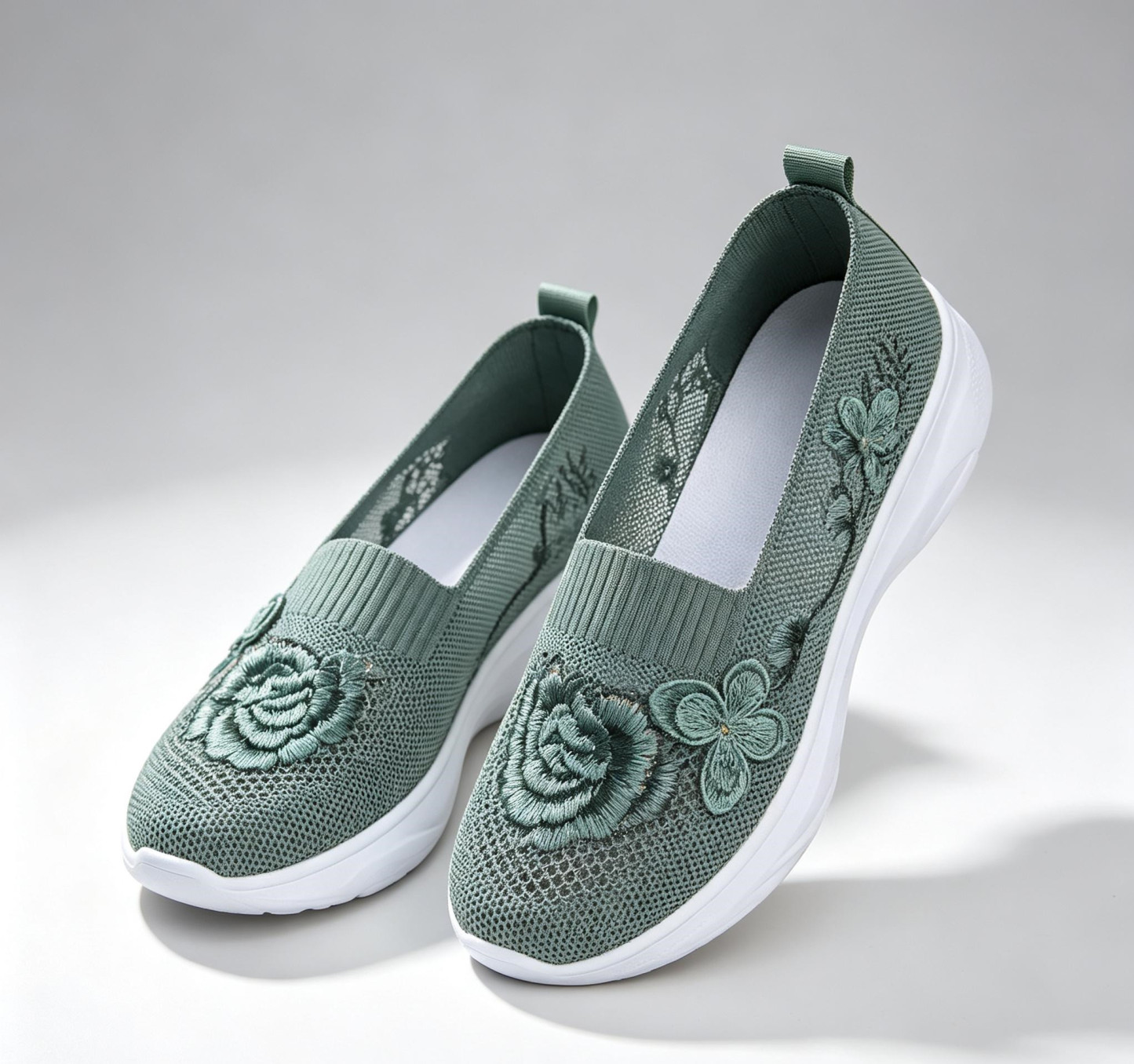Women's Butterfly Embroidered Loafers