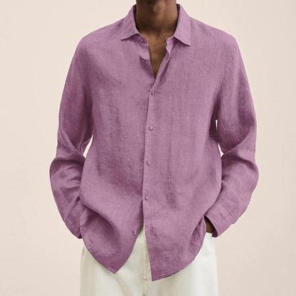 Elegant Linen Shirt for Men - Breathable Stylish Fit for All Occasions, Versatile Casual Attire
