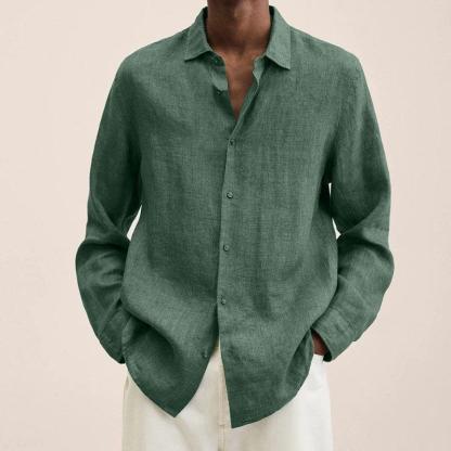 Elegant Linen Shirt for Men - Breathable Stylish Fit for All Occasions, Versatile Casual Attire
