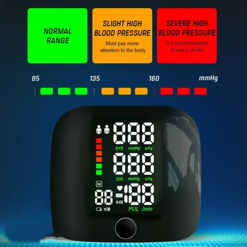 Smart Wrist Blood Pressure Monitor – Accurate & Easy to Use