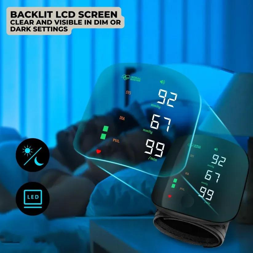 Smart Wrist Blood Pressure Monitor – Accurate & Easy to Use