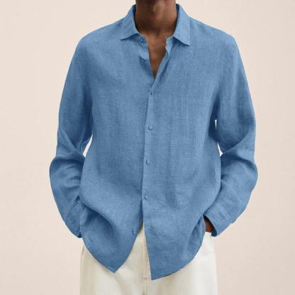 Elegant Linen Shirt for Men - Breathable Stylish Fit for All Occasions, Versatile Casual Attire