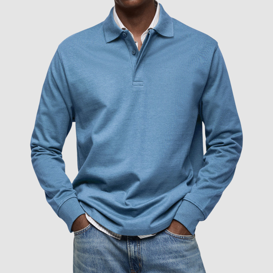 50% Off Today! casual long sleeve polo