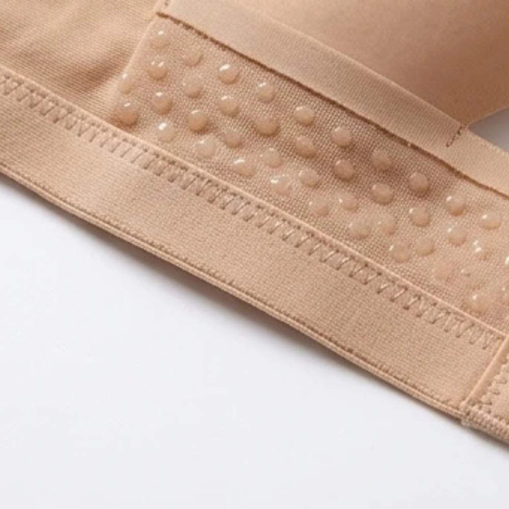 Strapless Bra with Crossover Back