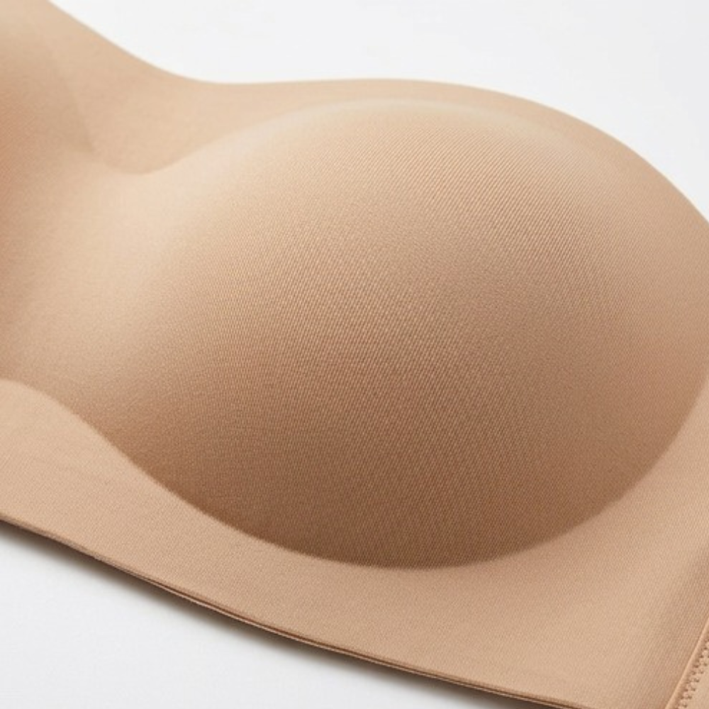 Strapless Bra with Crossover Back