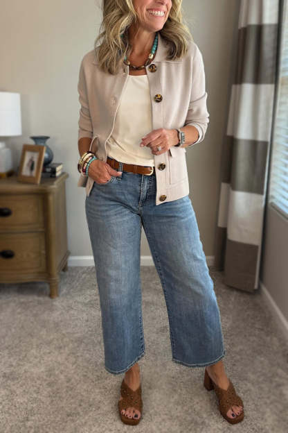 🔥 Last 3 in stock!Casual Lapel Pocket Solid Color Jacket