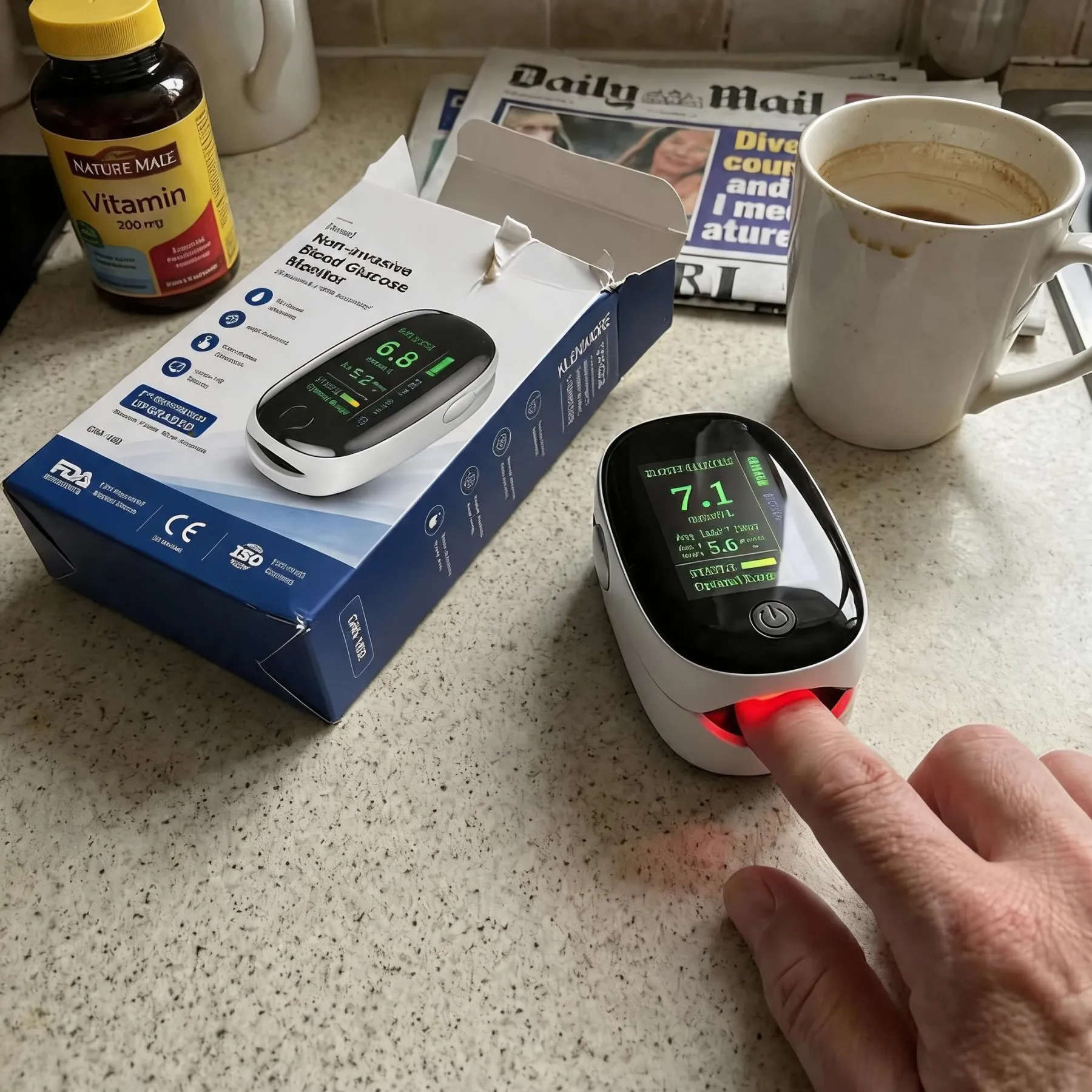 2026 Non-Invasive 5-Second Real-Time Metabolic Tracking Device – 99% Accuracy