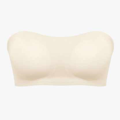 Strapless Bra with Crossover Back