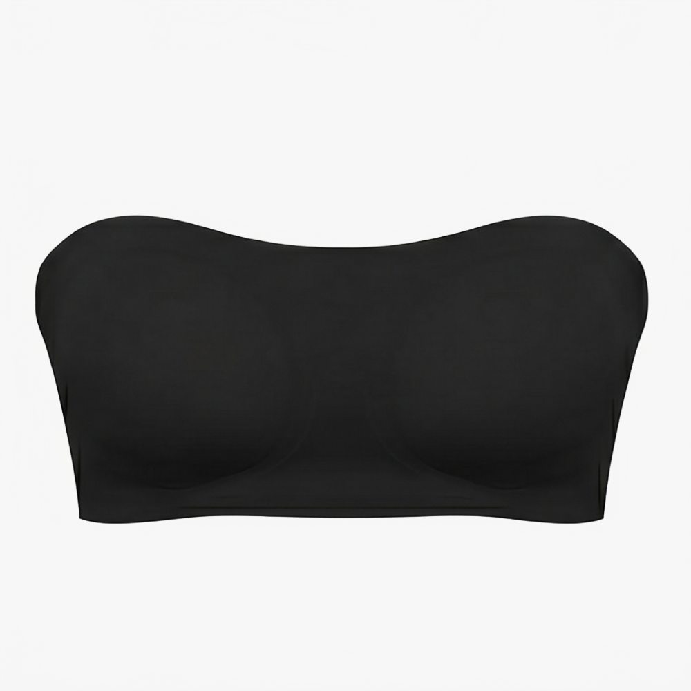 Strapless Bra with Crossover Back