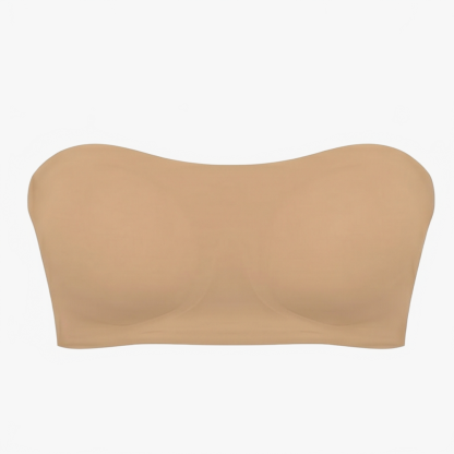 Strapless Bra with Crossover Back