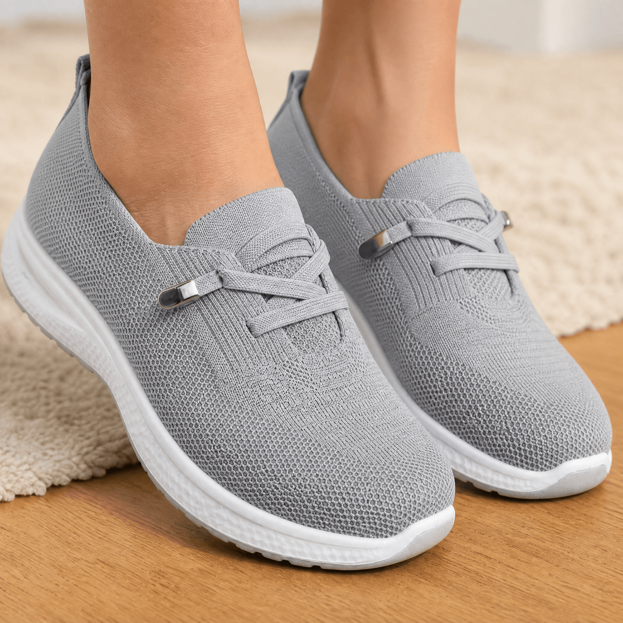 🔥Breathable Mesh Walking Shoes With Cushioning Support