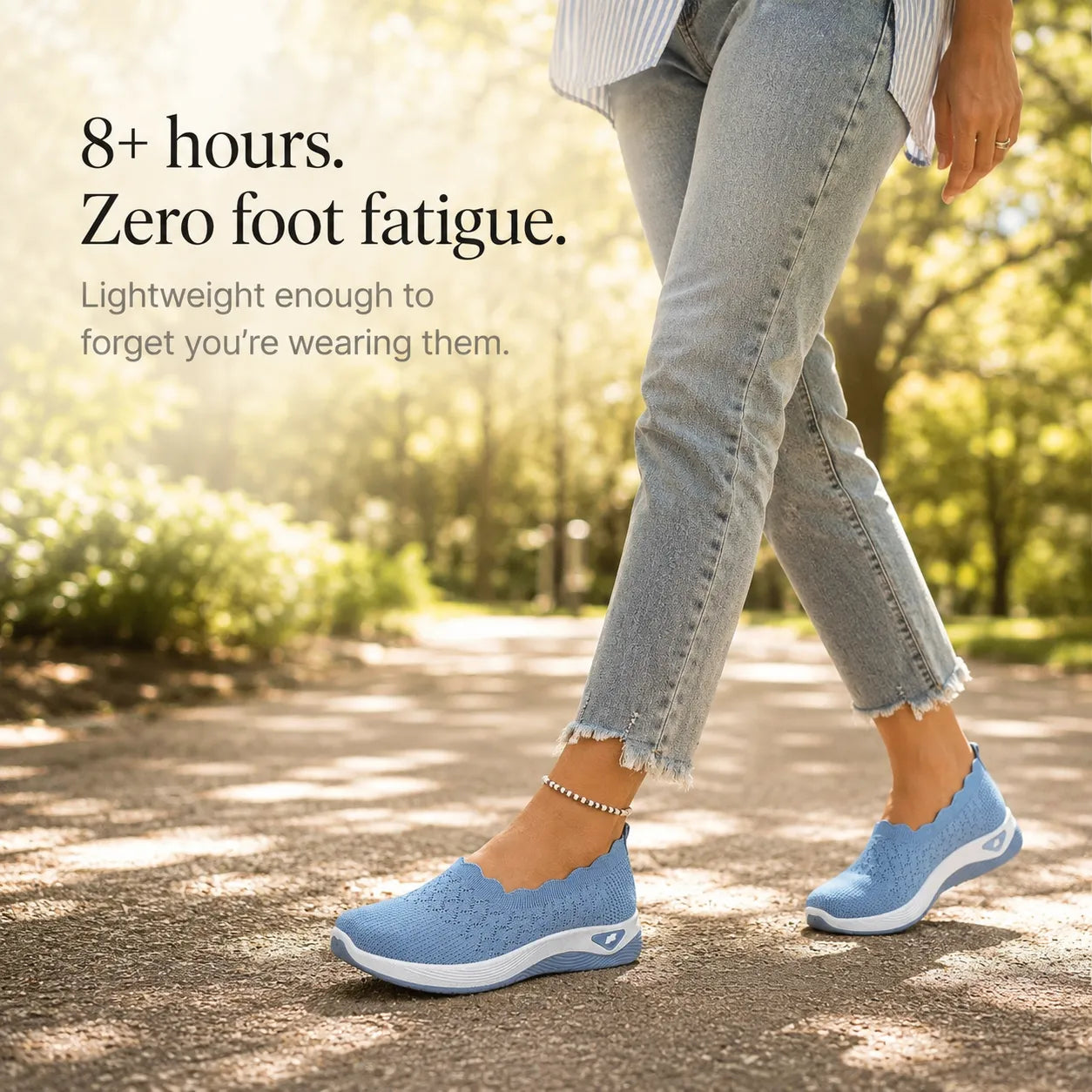 Lightweight Slip-On Walking Shoes for Women