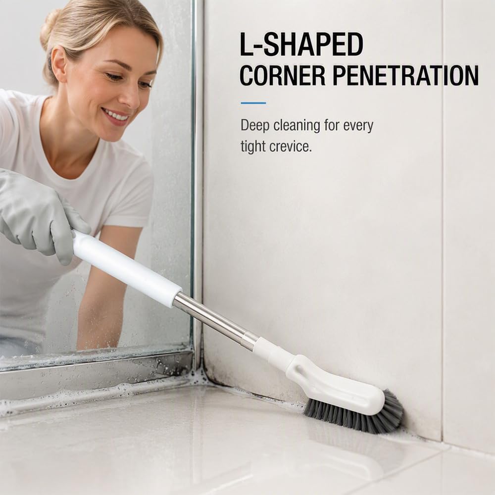 Multifunctional Extendable Long Handle Floor Scrub Brush Set