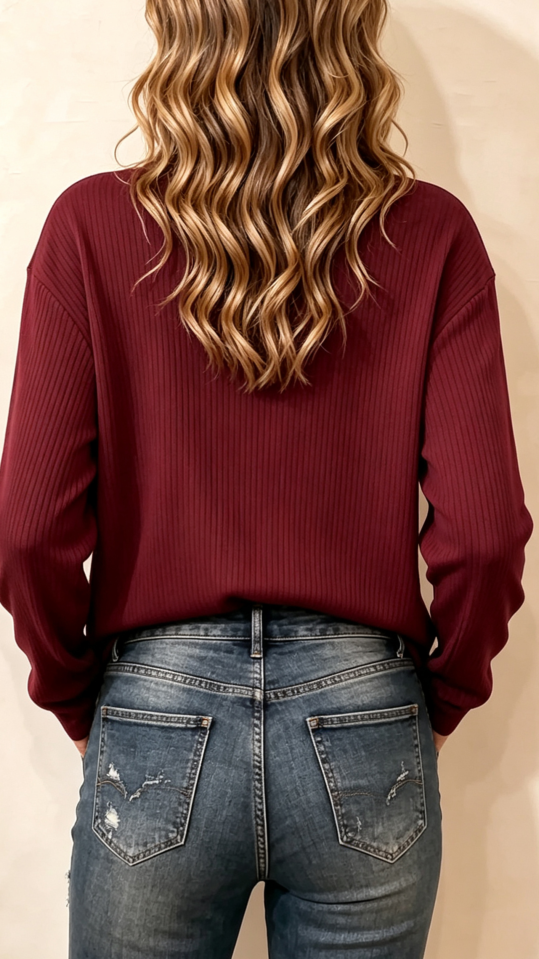 Women's T Shirt Solid Color Stylish Casual Long Sleeve Crew Neck Regular Tops