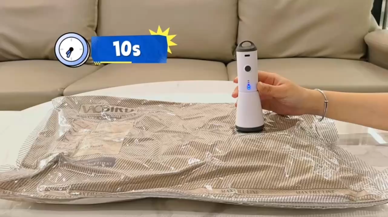 Travel Vacuum Bags with Rechargeable Pump, 15 combo tarvel size