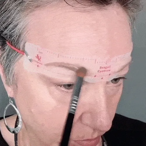 🔥✨Reusable Eyebrow Stencil Shaper Kit (14-pack)