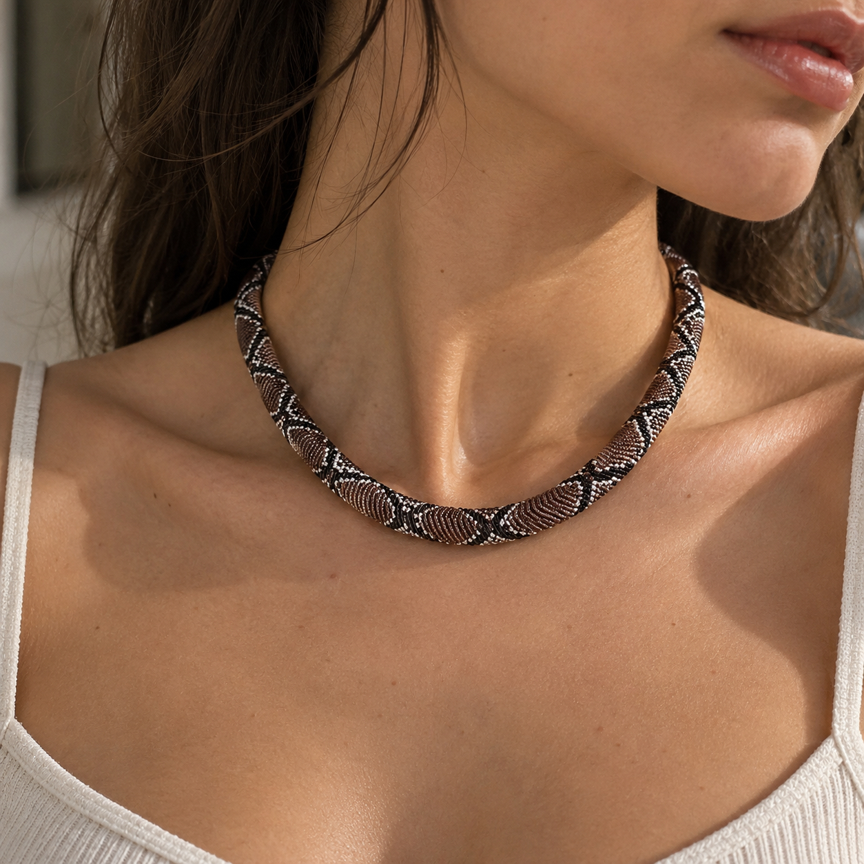 Serpent Statement Necklace – A Symbol of Mystery & Power