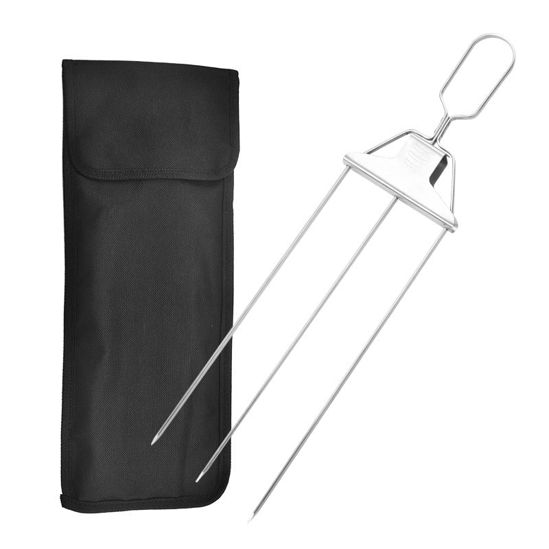 GrillSavantTM 3-Way Stainless Steel BBQ Skewers
