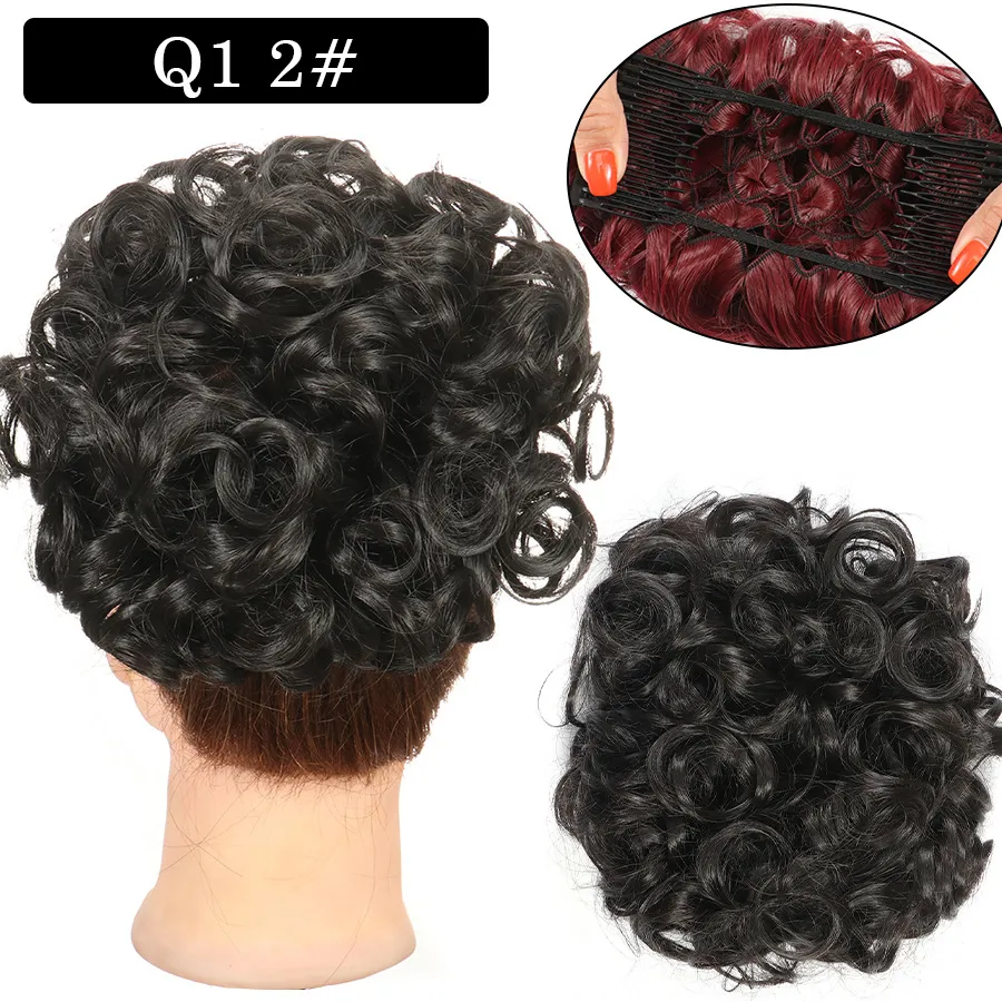 Messy Curly Dish Bun