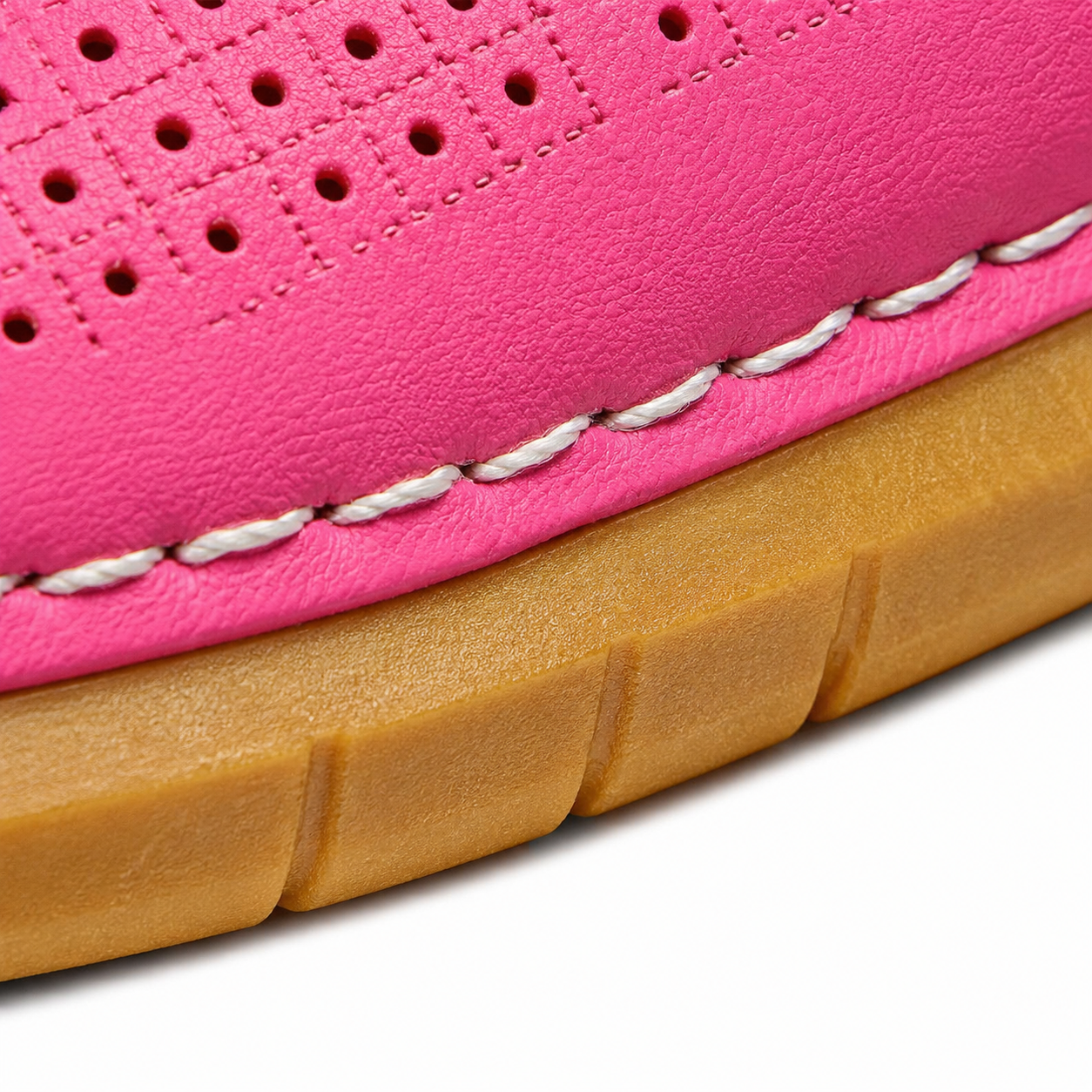 Women's Perforated Wedge Slingback Comfort Sandals
