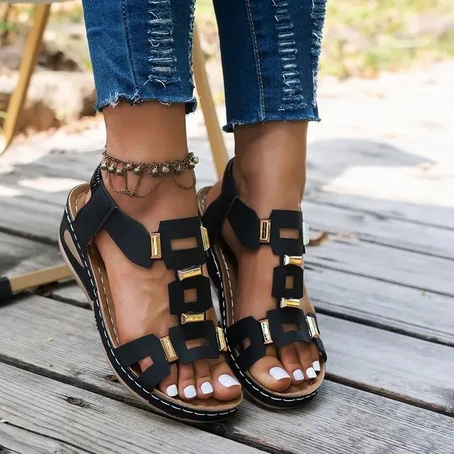 🔥2026 Summer Best Seller — Last Day Sale 50% OFF!🔥Women's Soft-Sole Orthopedic Sandals are here!