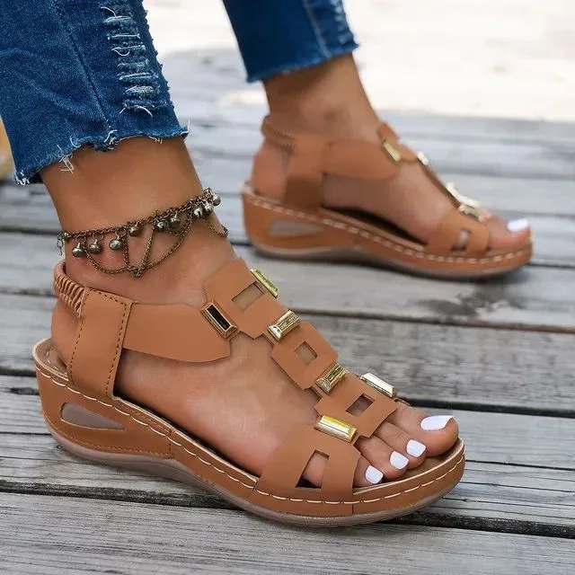 🔥2026 Summer Best Seller — Last Day Sale 50% OFF!🔥Women's Soft-Sole Orthopedic Sandals are here!