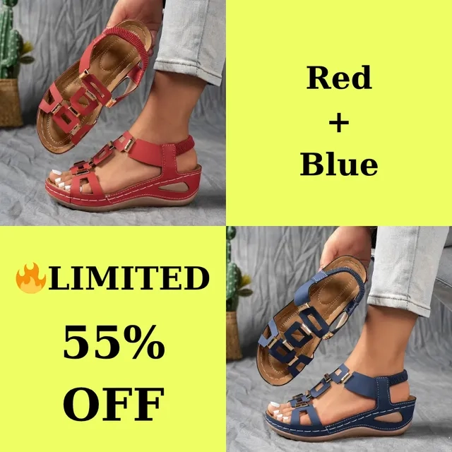 🔥2026 Summer Best Seller — Last Day Sale 50% OFF!🔥Women's Soft-Sole Orthopedic Sandals are here!