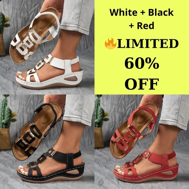 🔥2026 Summer Best Seller — Last Day Sale 50% OFF!🔥Women's Soft-Sole Orthopedic Sandals are here!
