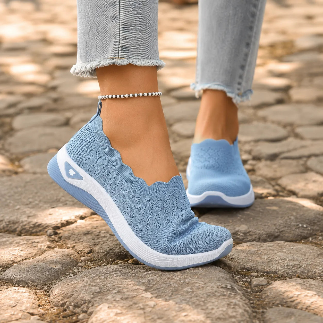 Lightweight Slip-On Walking Shoes for Women
