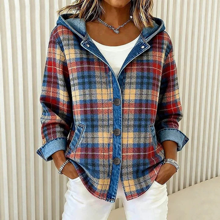 🧶✨ Women's Button-Up Knit Hooded Cardigan Sweatshirt Jacket 🤎