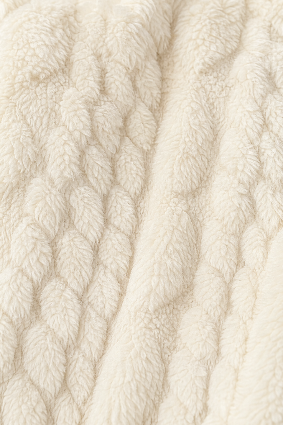 Cable-Knit Hooded Longline Coat