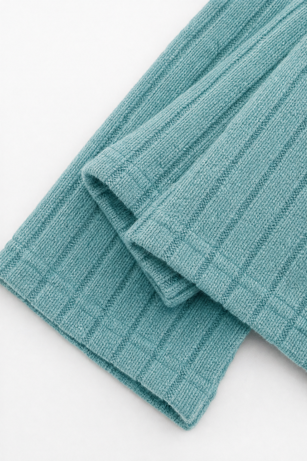 Ribbed Knit Two-Piece Sweater Set