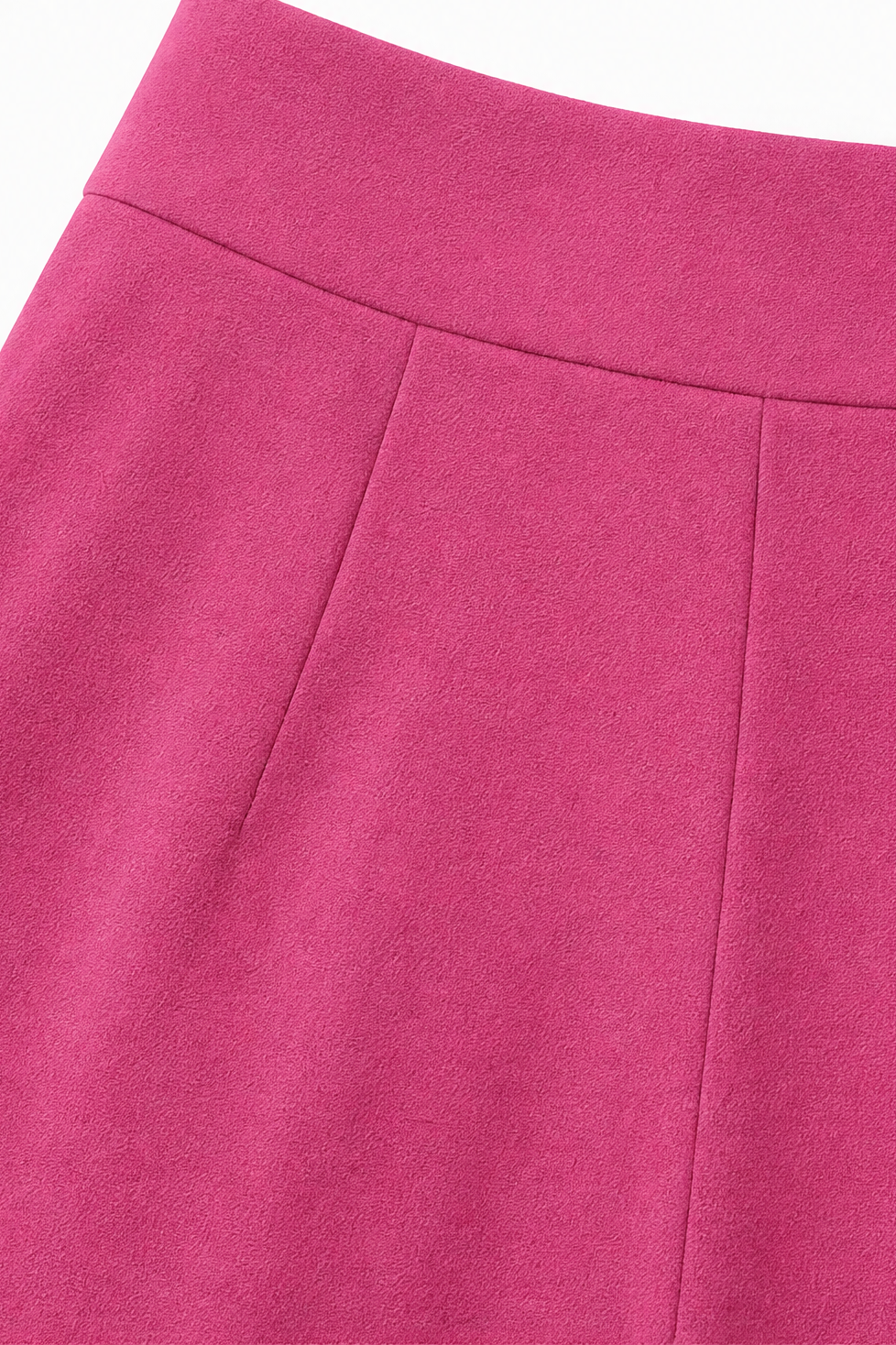 High-Waisted Pleated Wide-Leg Trousers