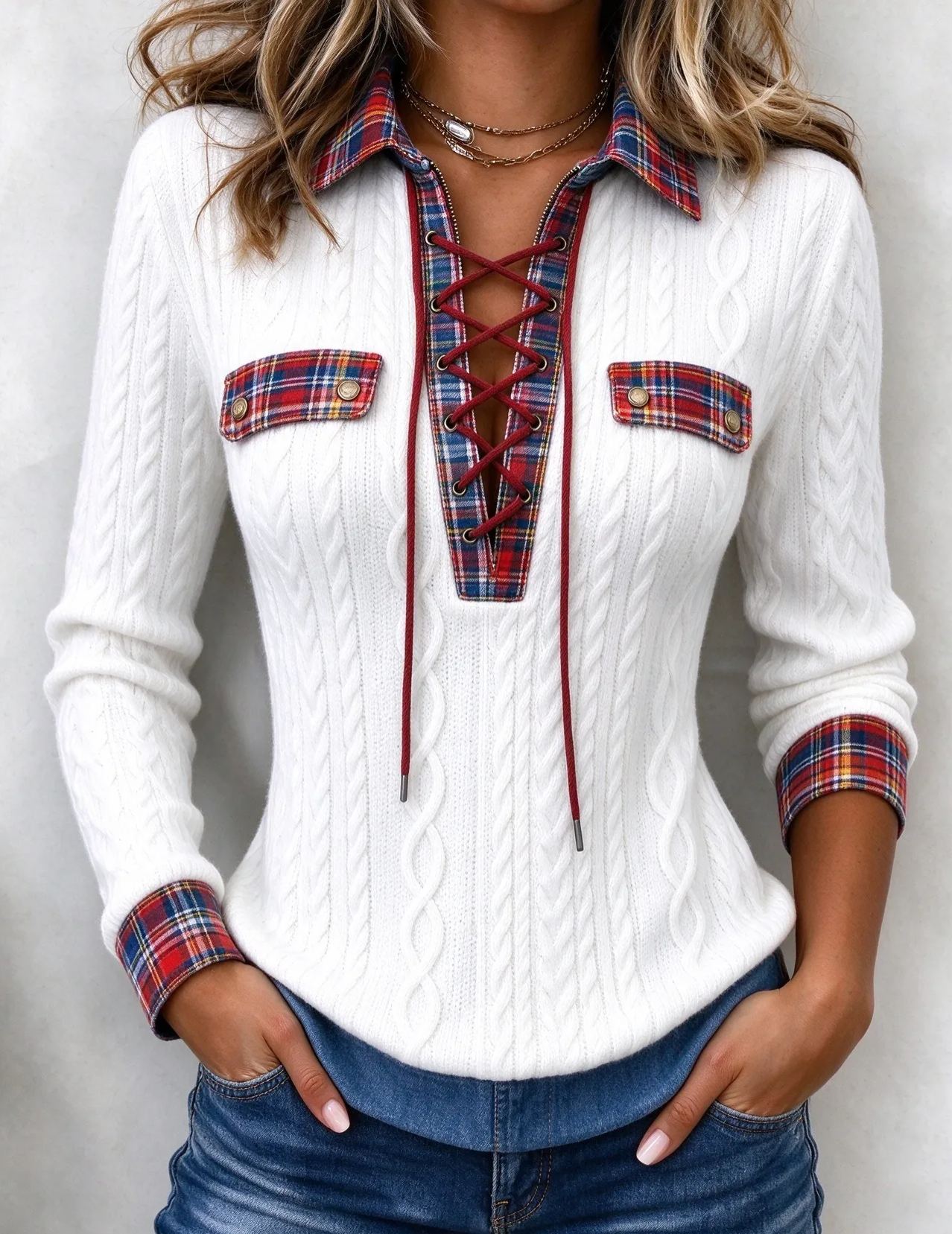 Women's Color-Block Casual Sweatshirt 💕