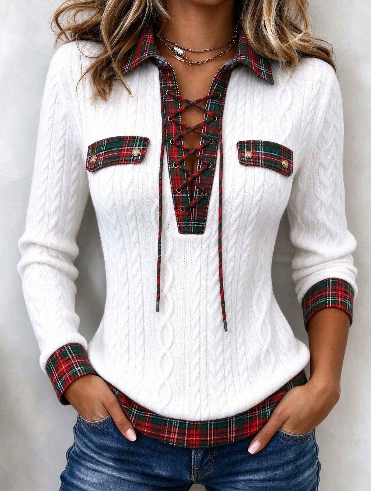 Women's Color-Block Casual Sweatshirt 💕